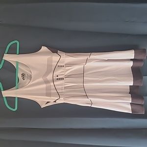 Medium black and white star wars storm trooper dress
